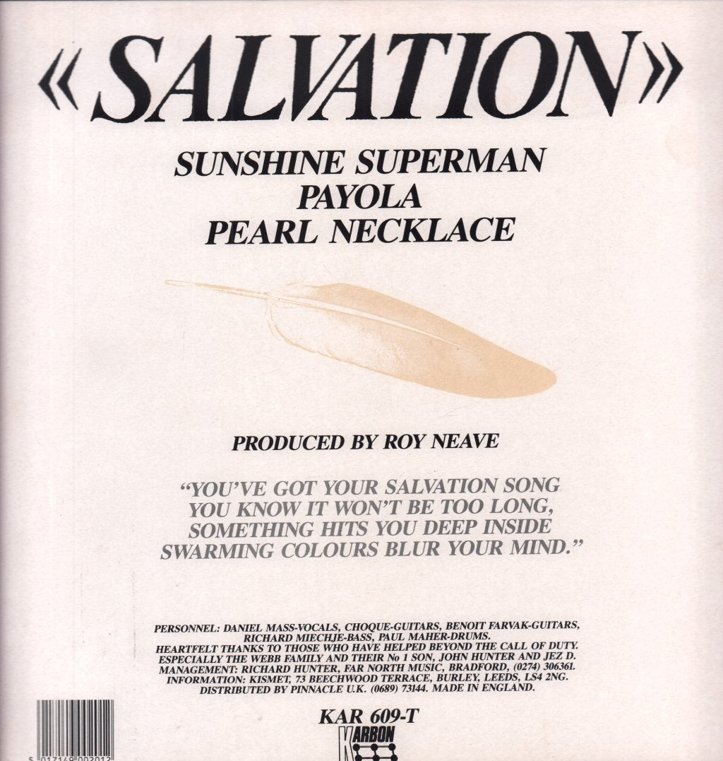 Salvation (Goth Group) - Sunshine Superman - 12 Inch