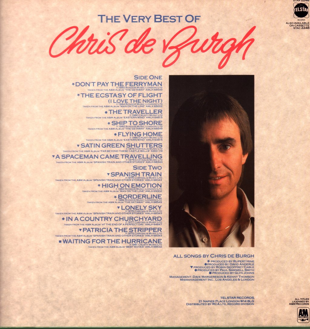 Chris De Burgh - Very Best Of - Lp