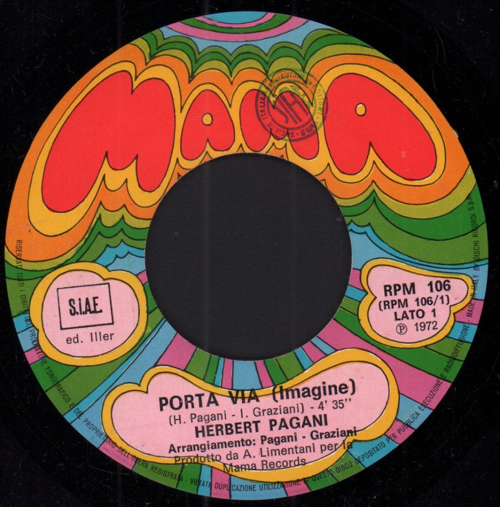 Herbert Pagani - Porta Via Imagine - 7 Inch