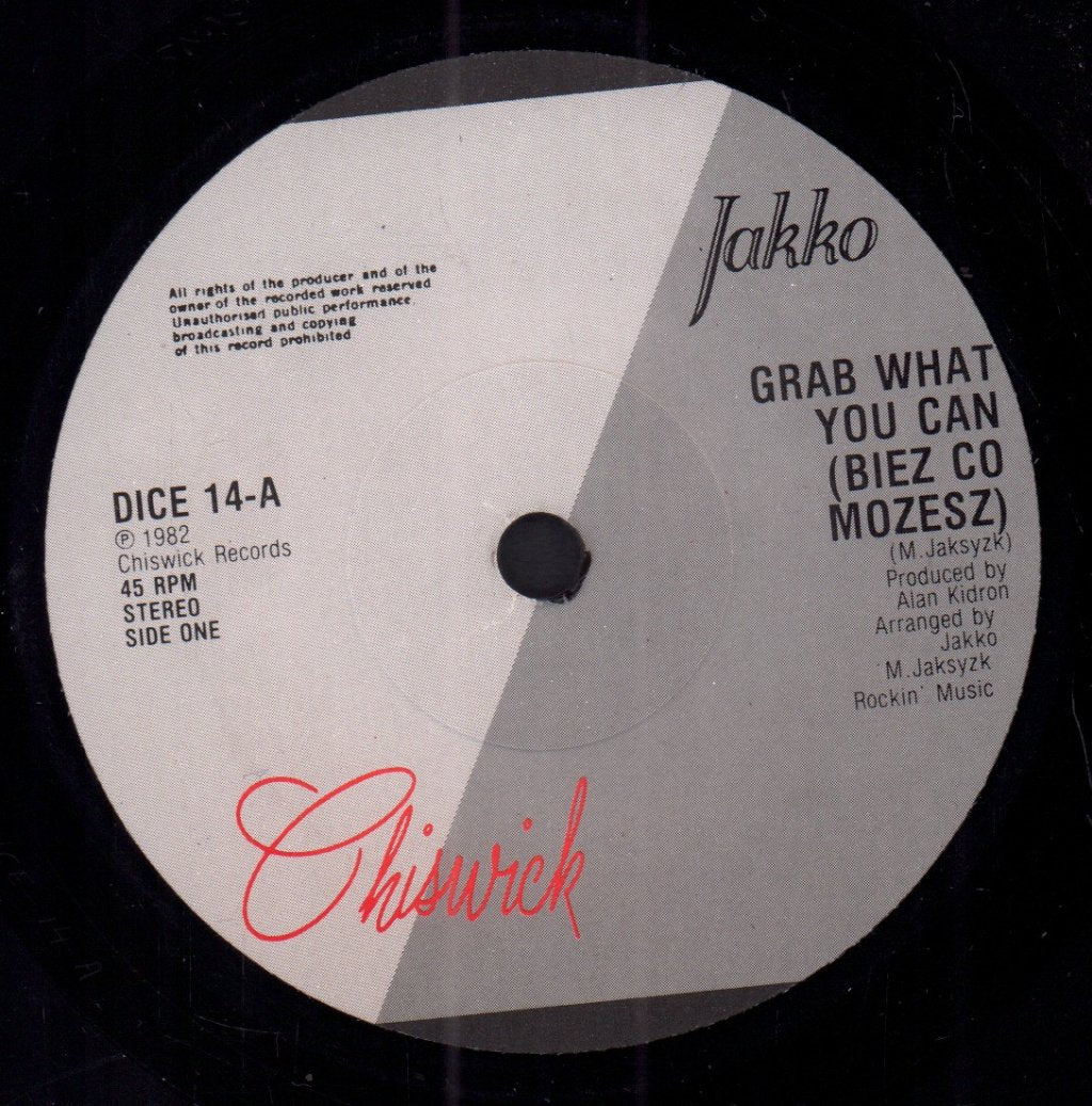Jakko - Grab What You Can - 7 Inch