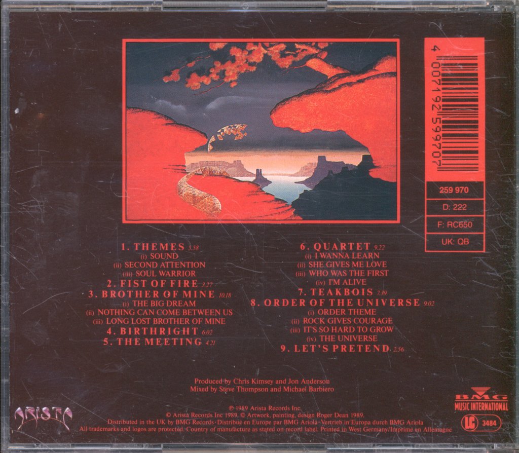 Anderson Bruford Wakeman Howe - Anderson Bruford Wakeman Howe - Cd