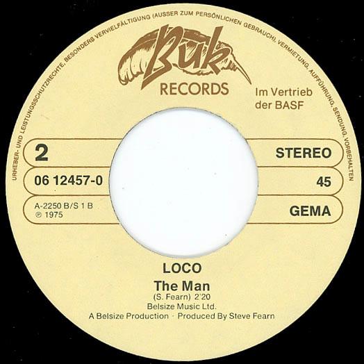 Loco (Glam) - At The Local Dance / The Man - 7 Inch