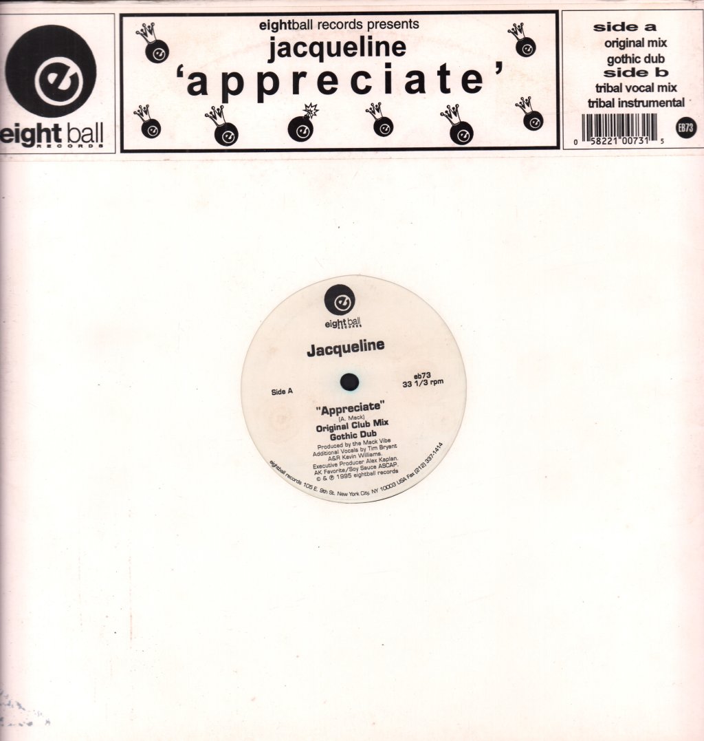 Jacqueline - Appreciate - 12 Inch