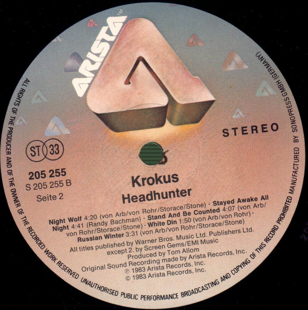 Krokus - Headhunter - Lp