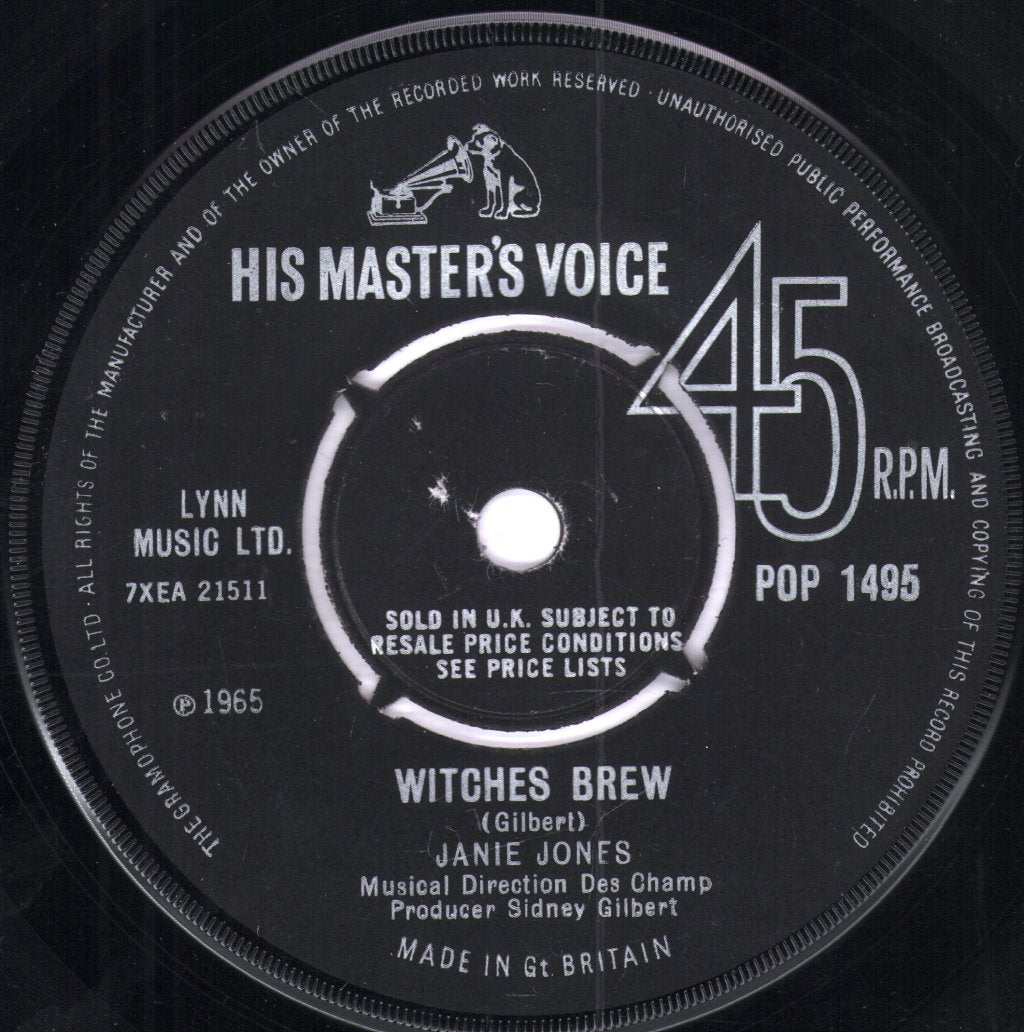 Janie Jones - Witches Brew - 7 Inch