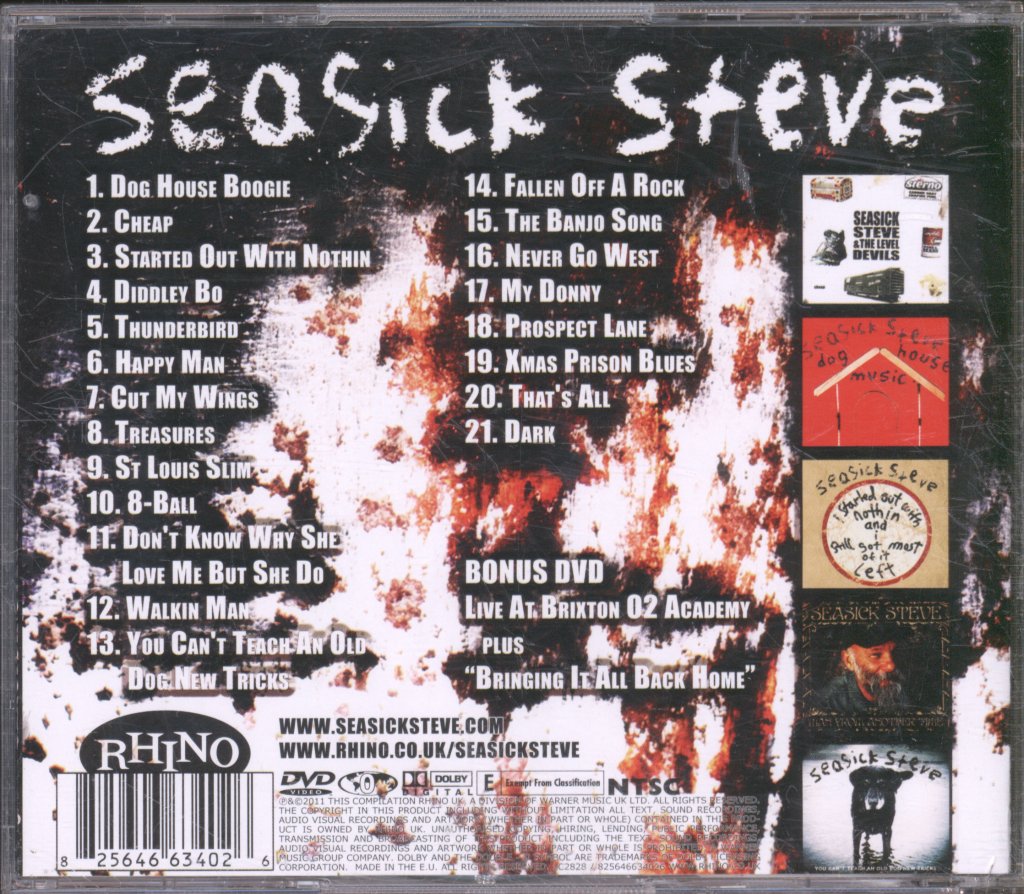 Seasick Steve - Walkin' Man (The Best Of) - Cd/Dvd