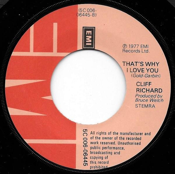 Cliff Richard - When Two Worlds Drift Apart - 7 Inch