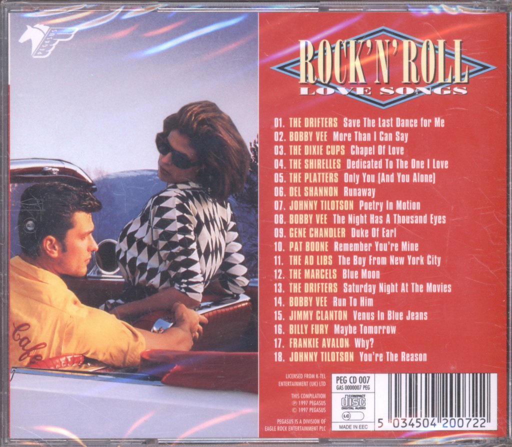 Various Artists - Rock'n'Roll Love Songs - Only You - Cd