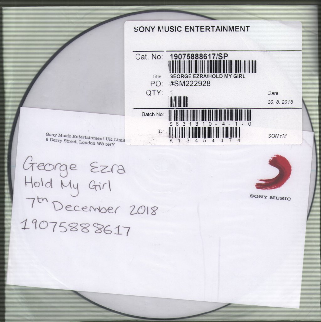 George Ezra - Hold My Girl - 7 Inch