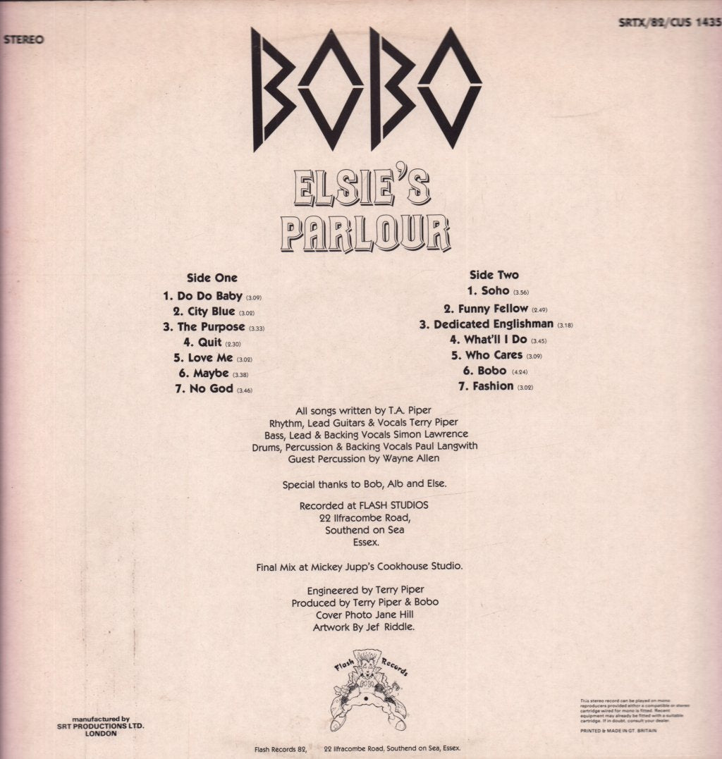 Bobo - Elsie's Parlour - Lp