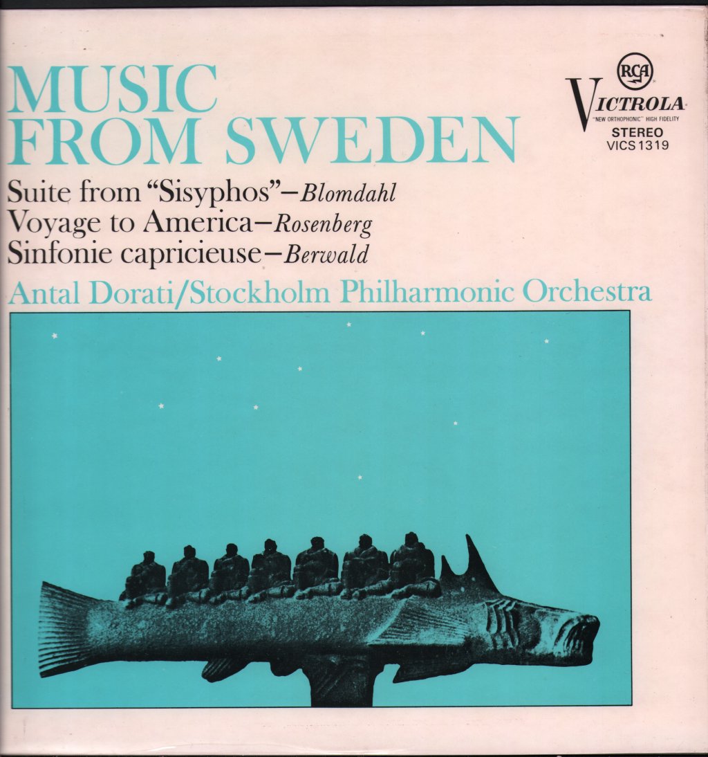 Antal Dorati / Stockholm Philharmonic Orchestra - Music From Sweden - Lp
