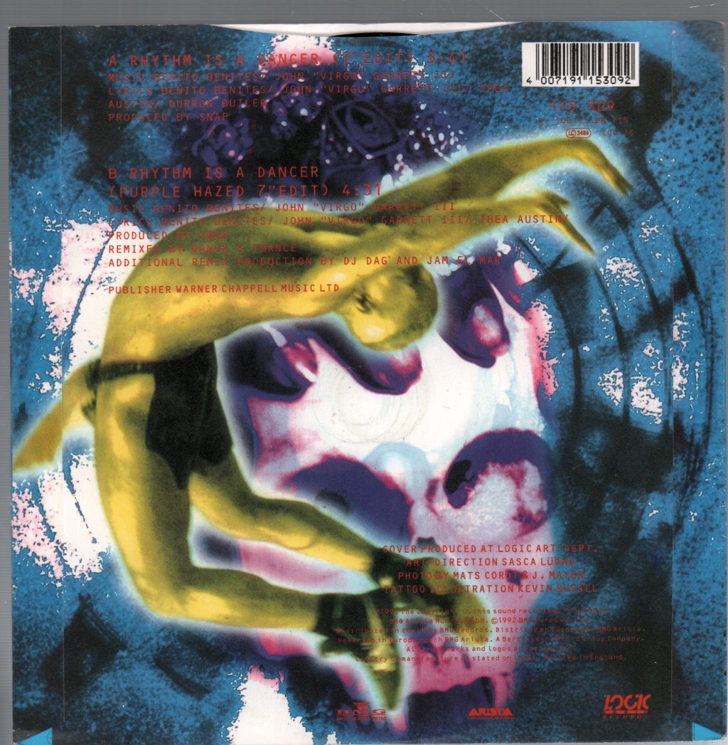 Snap - Rhythm Is A Dancer - 7 Inch