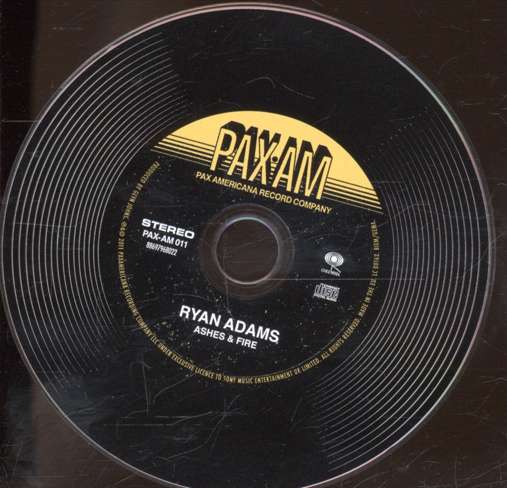 Ryan Adams - Ashes & Fire - Cd