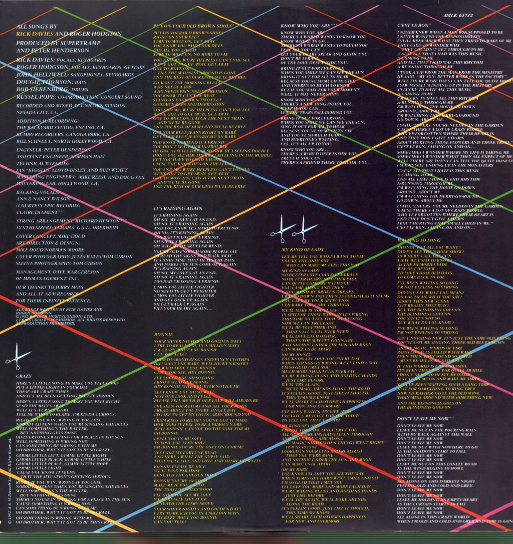 Supertramp - Famous Last Words - Lp