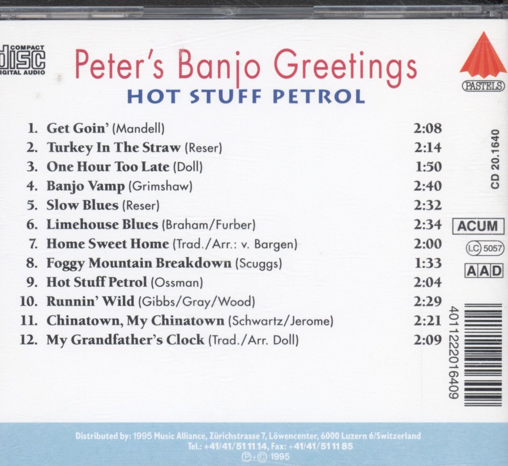 Peter Meyer - Peter's Banjo Greetings - Hot Stuff Petrol - Cd