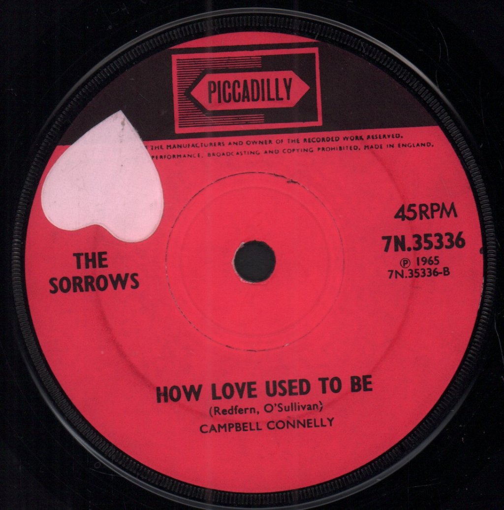 Sorrows (60'S Group) - Let Me In - 7 Inch