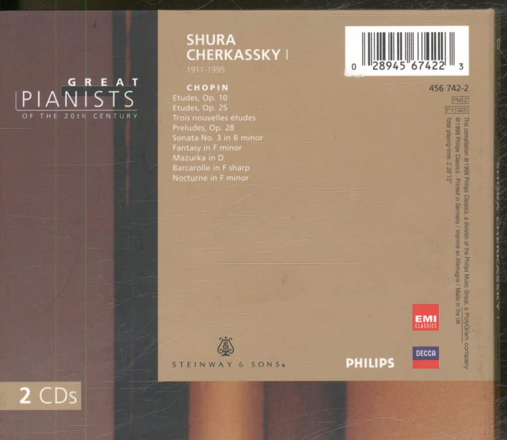 Shura Cherkassky - Shura Cherkassky I - Double Cd