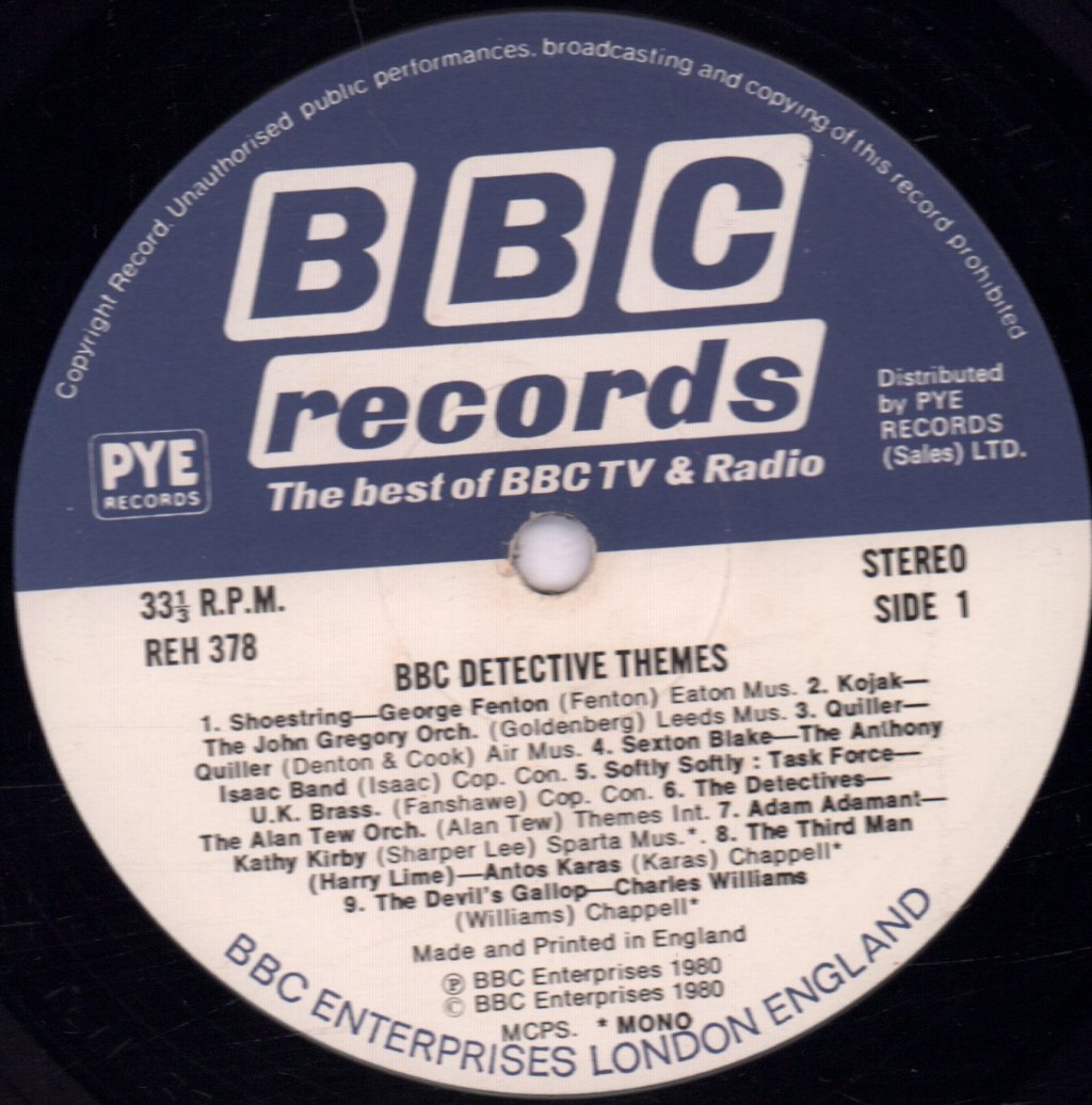Bbc Detective Themes - Bbc Detective Themes - Lp