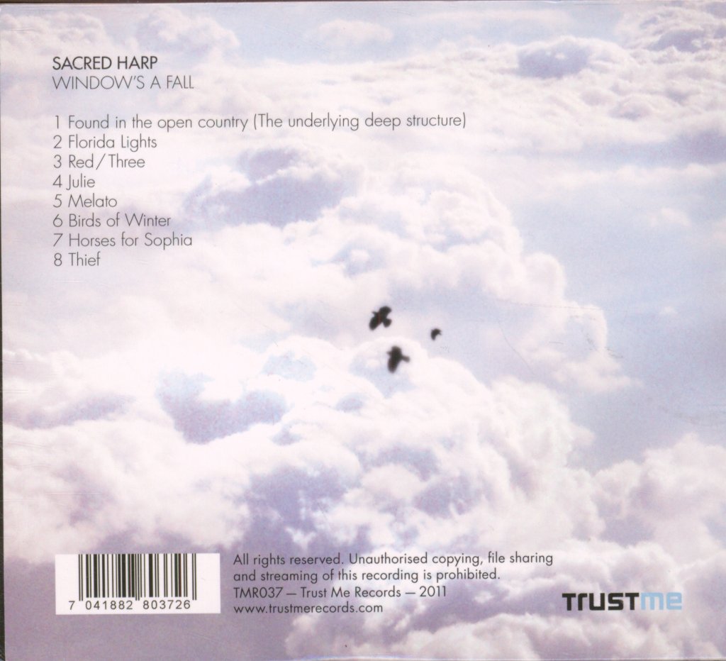 Sacred Harp - Window's A Fall - Cd