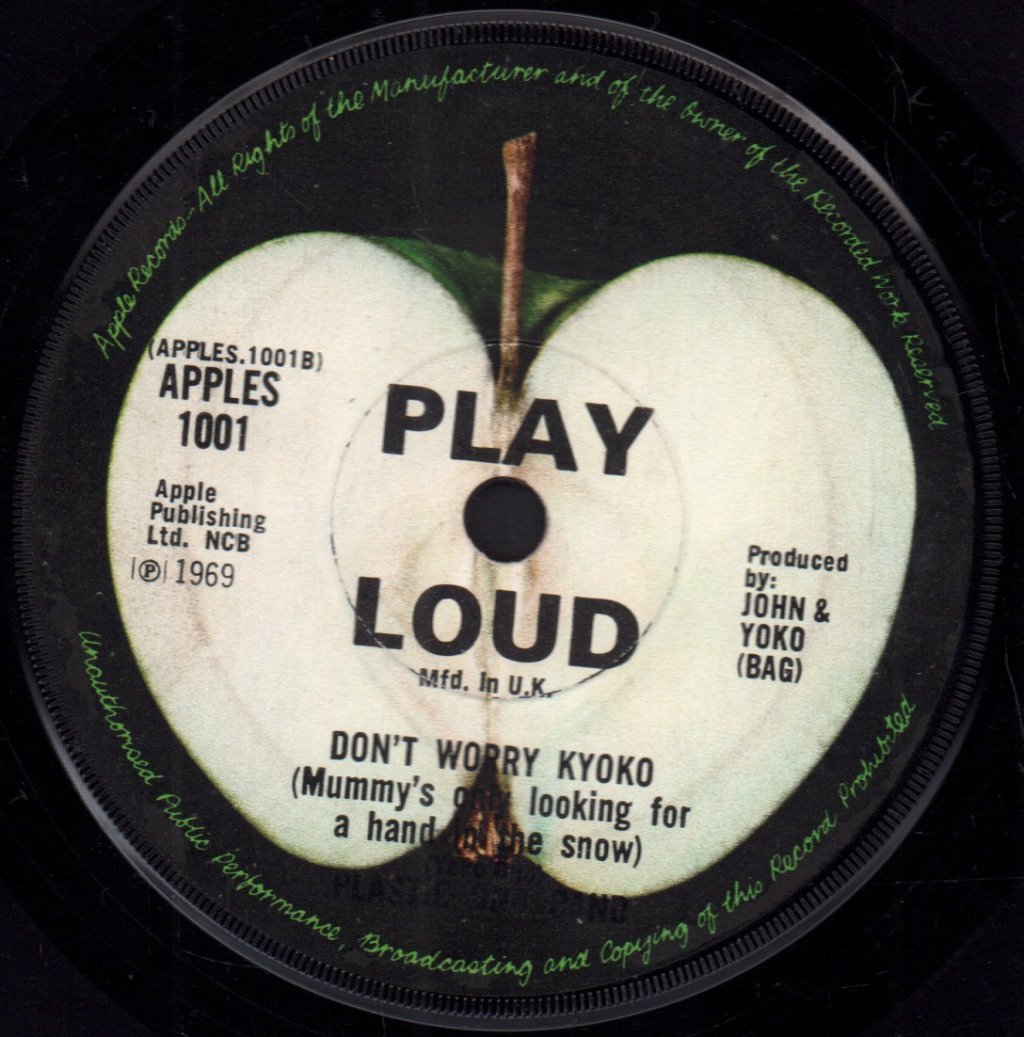 Plastic Ono Band - Cold Turkey - 7 Inch