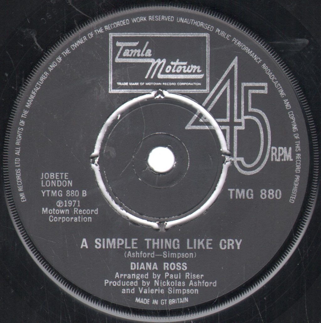 Diana Ross - All Of My Life - 7 Inch