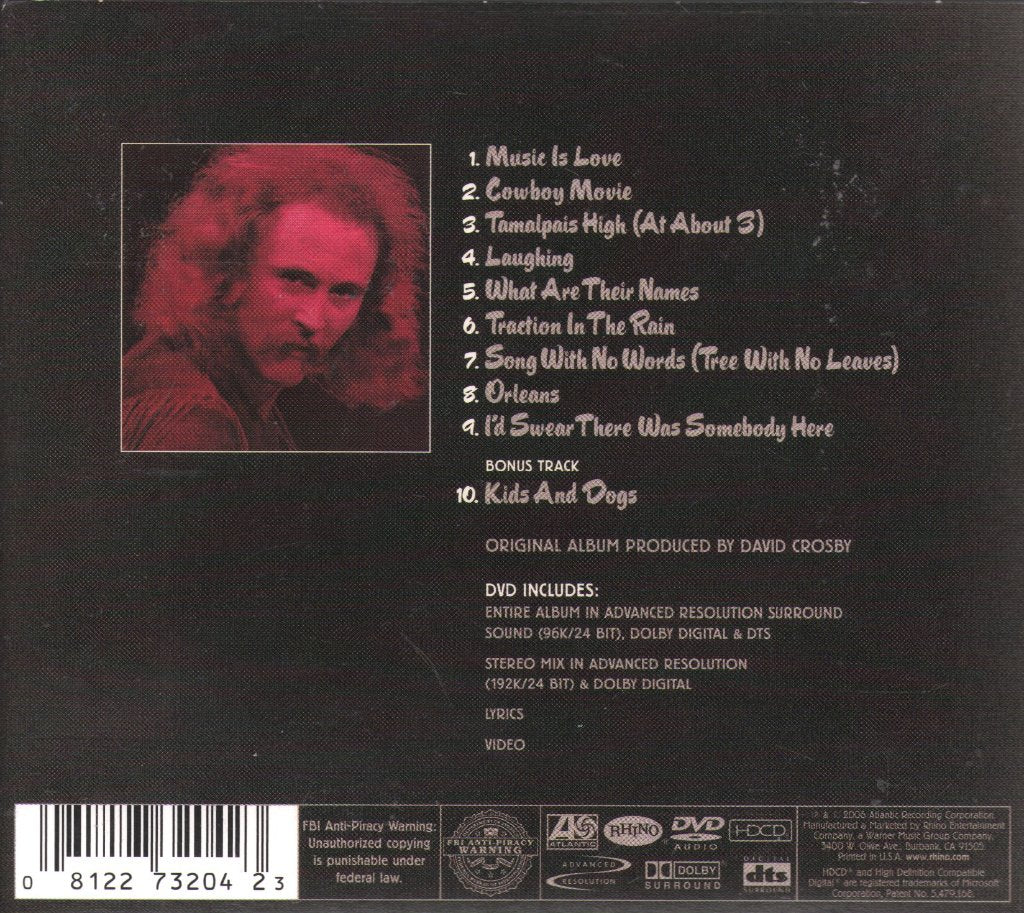 David Crosby - If I Could Only Remember My Name.... - Cd Set