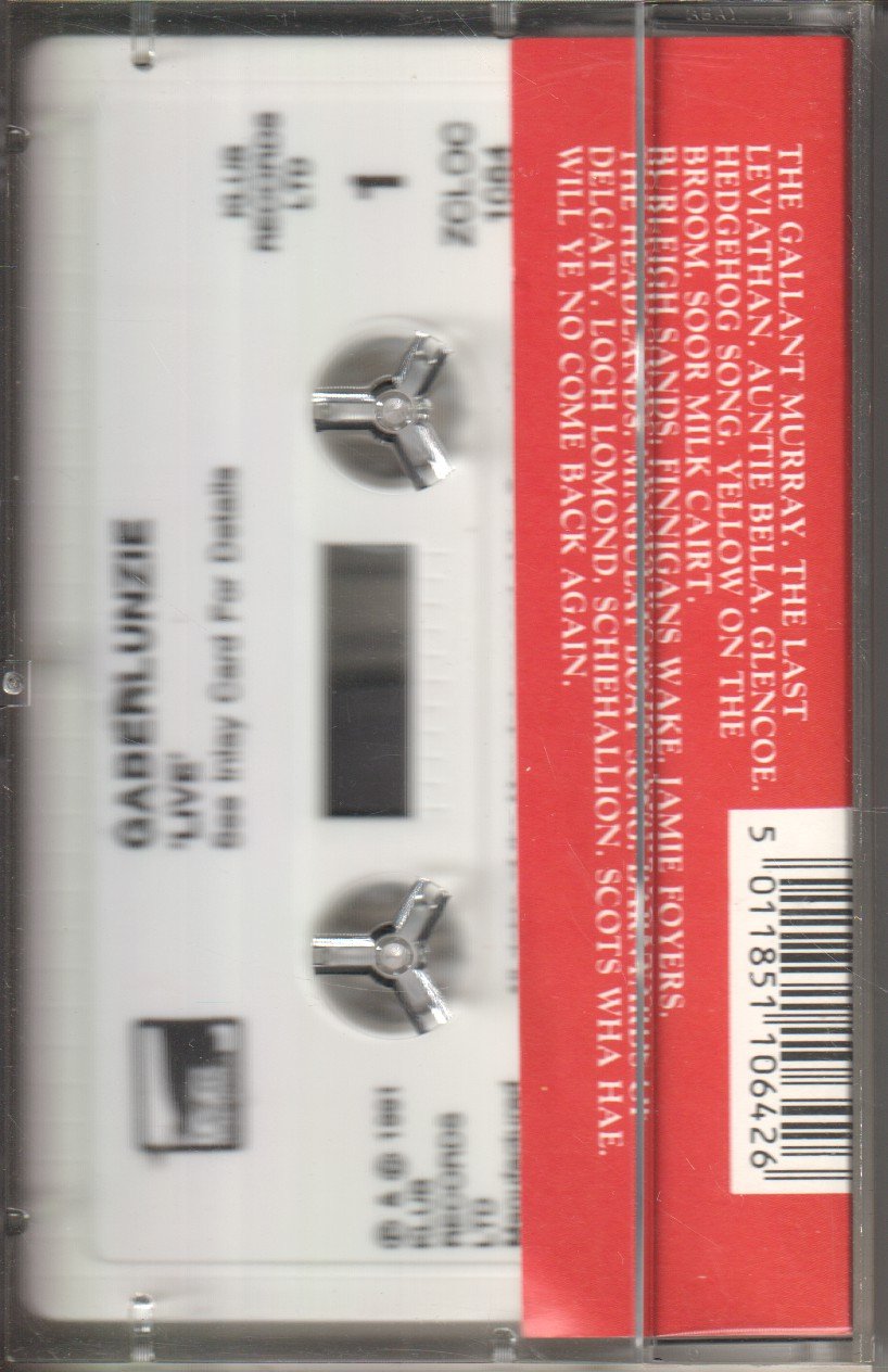 Gaberlunzie - Live - Cassette