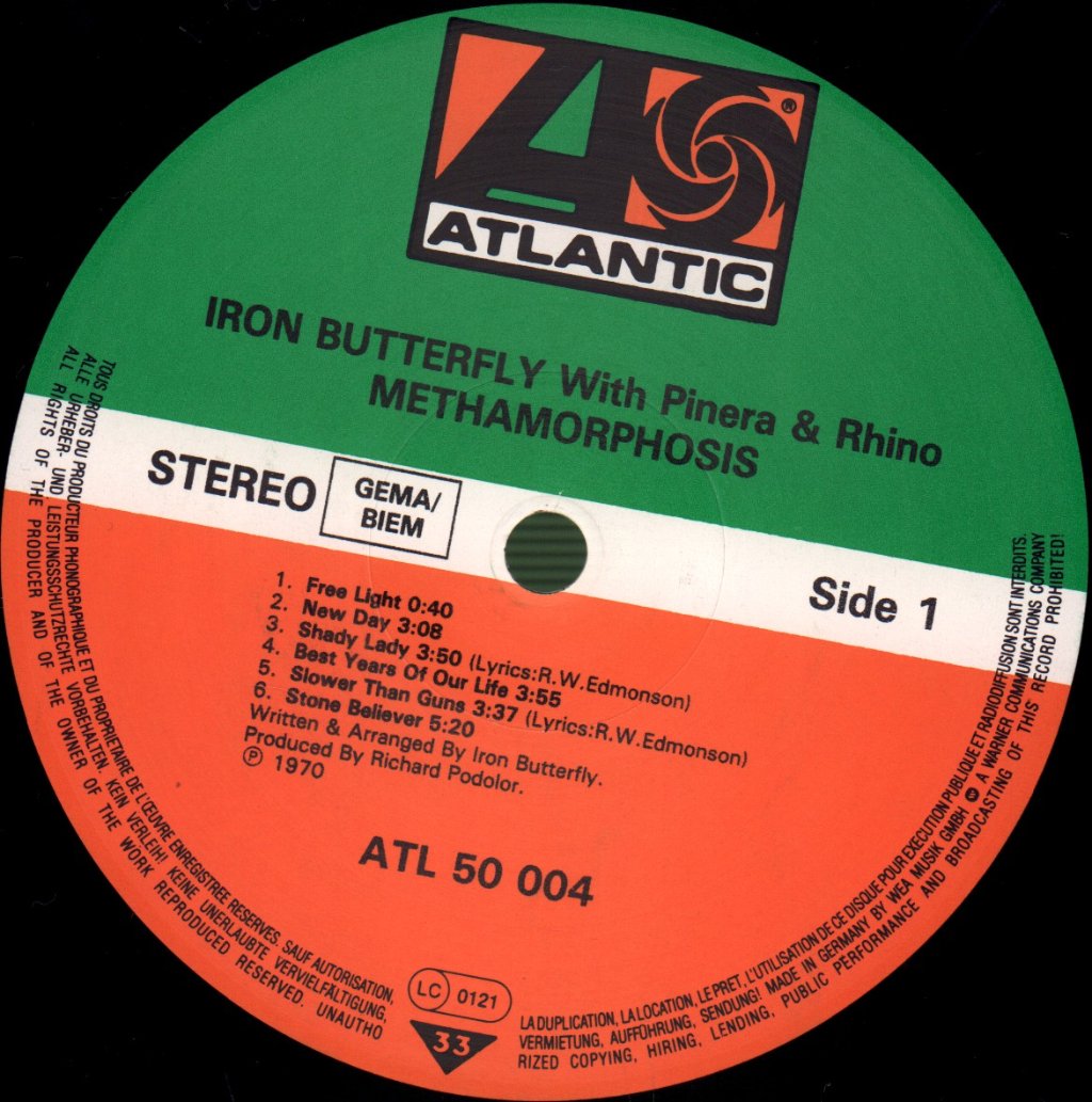 Iron Butterfly - Methamorphosis - Lp