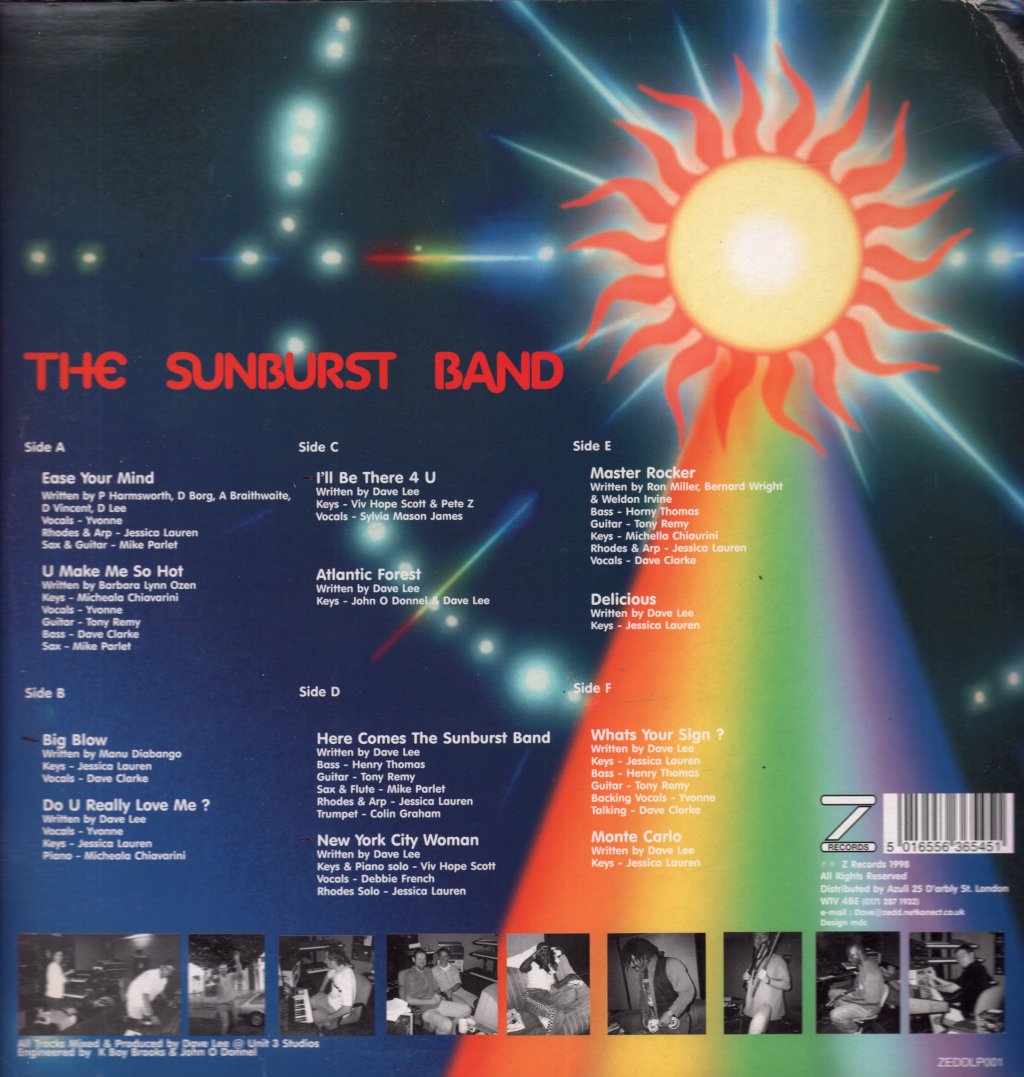 Joey Negro Presents The Sunburst Band - Here Comes The Sunburst Band - Triple 12 Inch