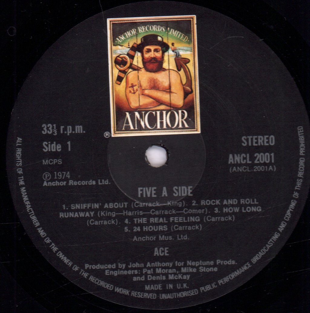Ace - Five-A-Side - Lp