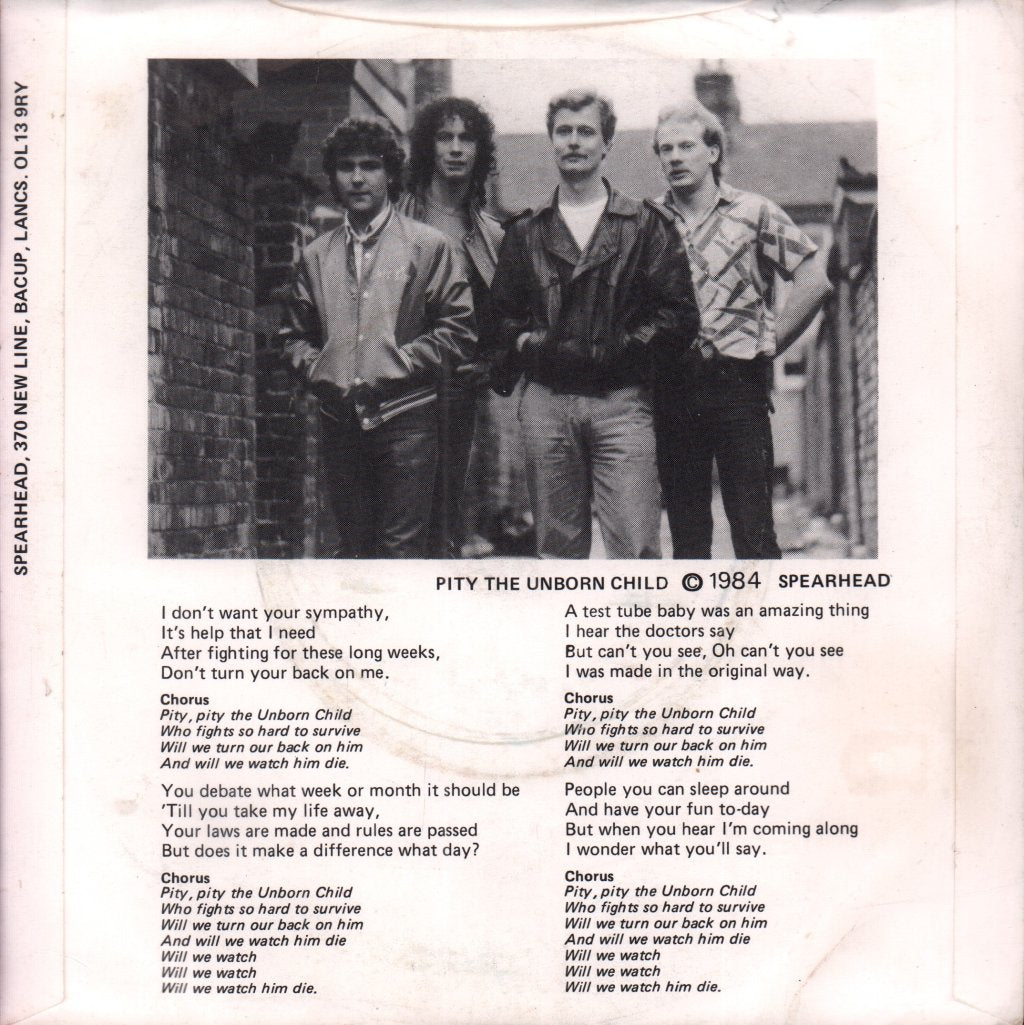 Spiritborn - Pity The Unborn Child - 7 Inch
