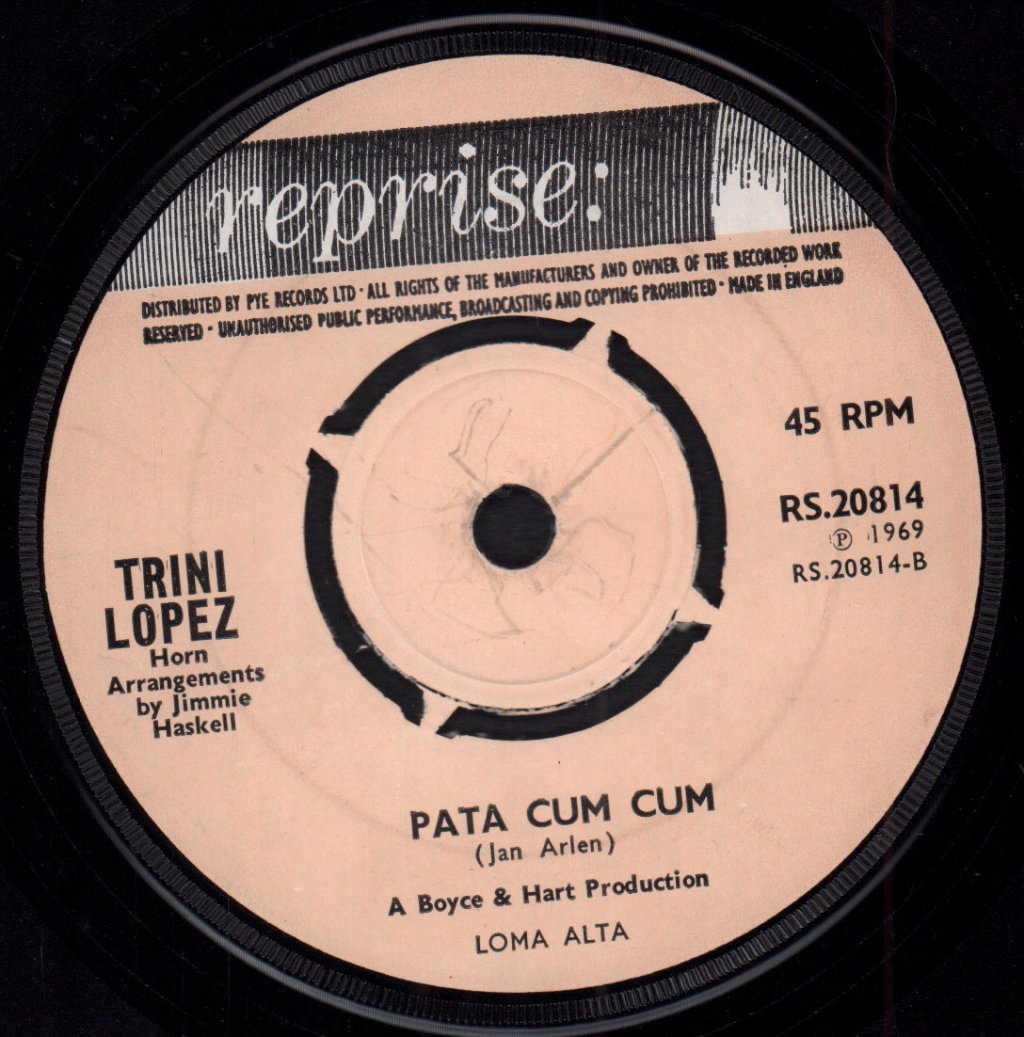 Trini Lopez - Come A Little Bit Closer - 7 Inch