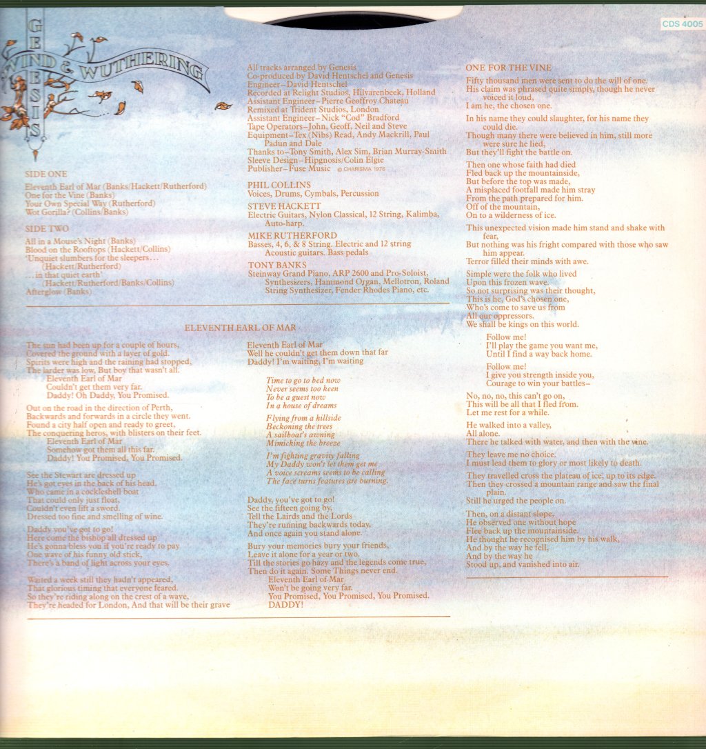 Genesis - Wind & Wuthering - Lp