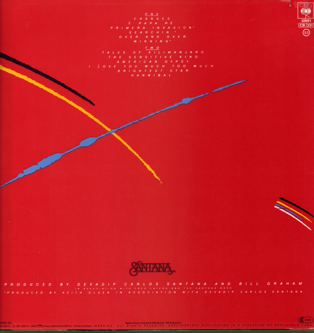 Santana - Zebop! - Lp