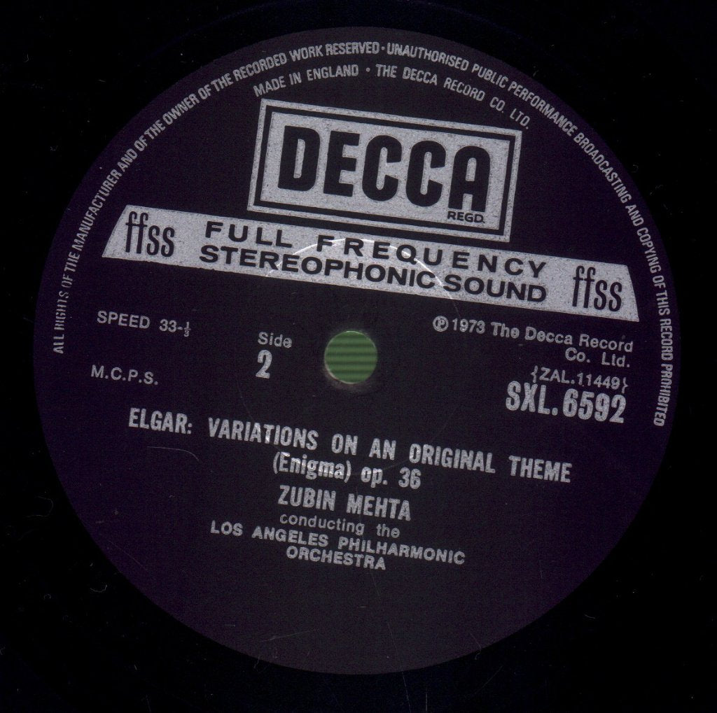 Charles Ives / Edward Elgar - Symphony No. 1 / Enigma Variations - Lp