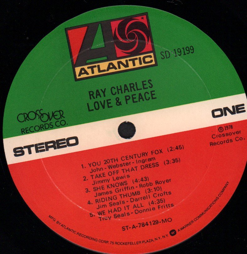 Ray Charles - Love And Peace - Lp