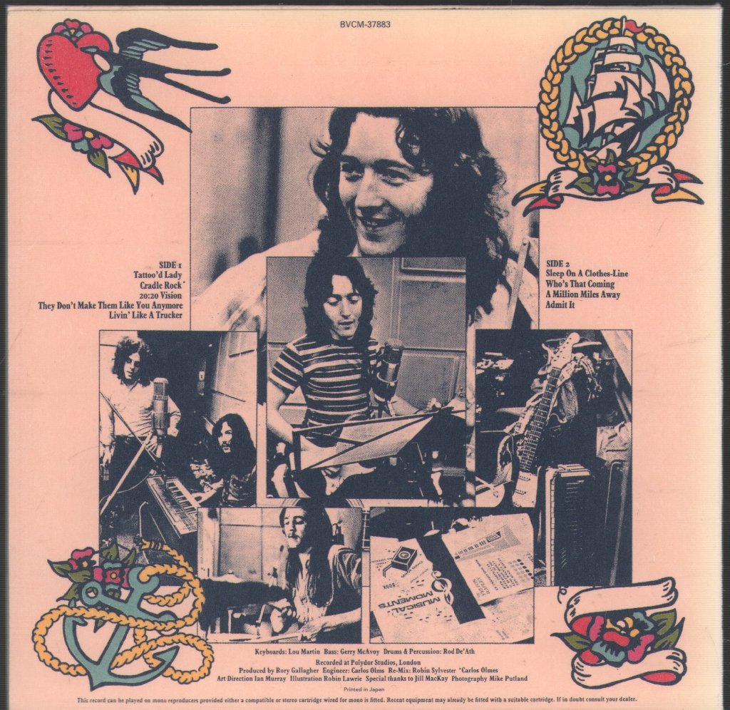 Rory Gallagher - Tattoo - Cd