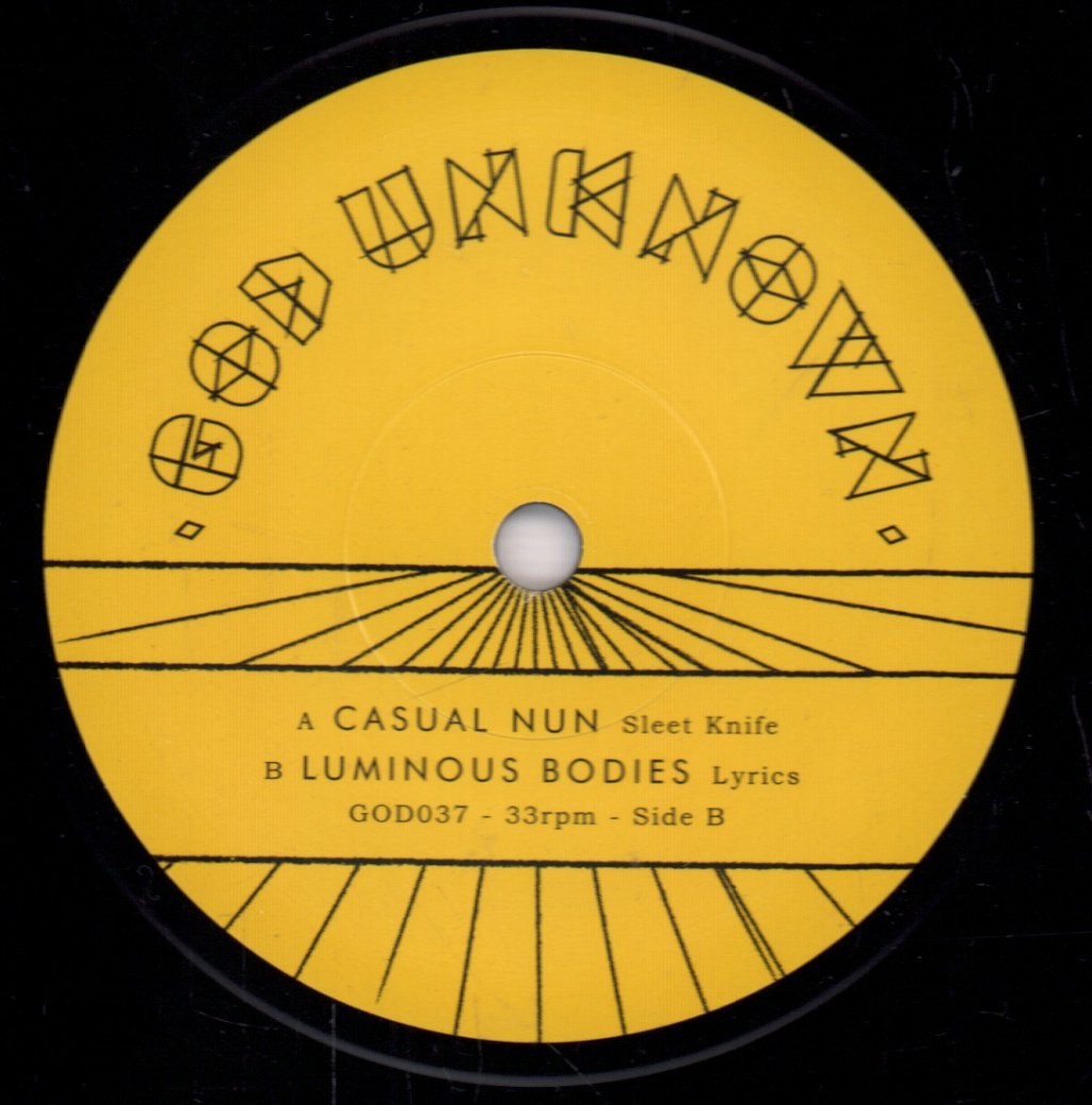 Casual Nun / Luminous Bodies - sleet/knife / lyrics - 7 Inch