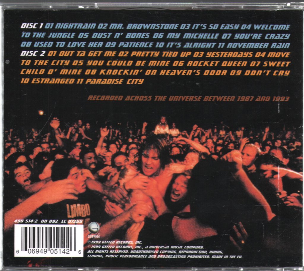 Guns N' Roses - Live Era '87-'93 - Double Cd