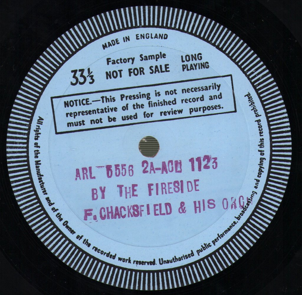 Frank Chacksfield And His Orchestra Featuring Bobby Pratt - By The Fireside - Double Lp
