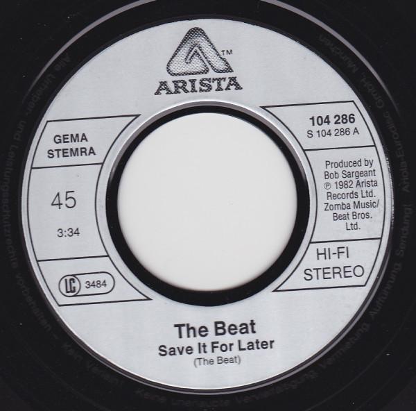 Beat - Save It For Later - 7 Inch