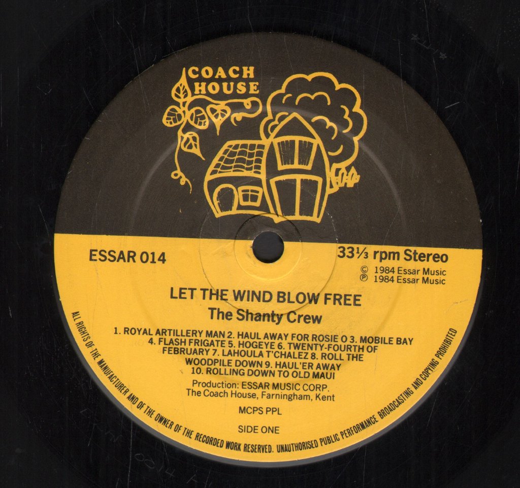 Shanty Crew - Let The Wind Blow Free - Lp