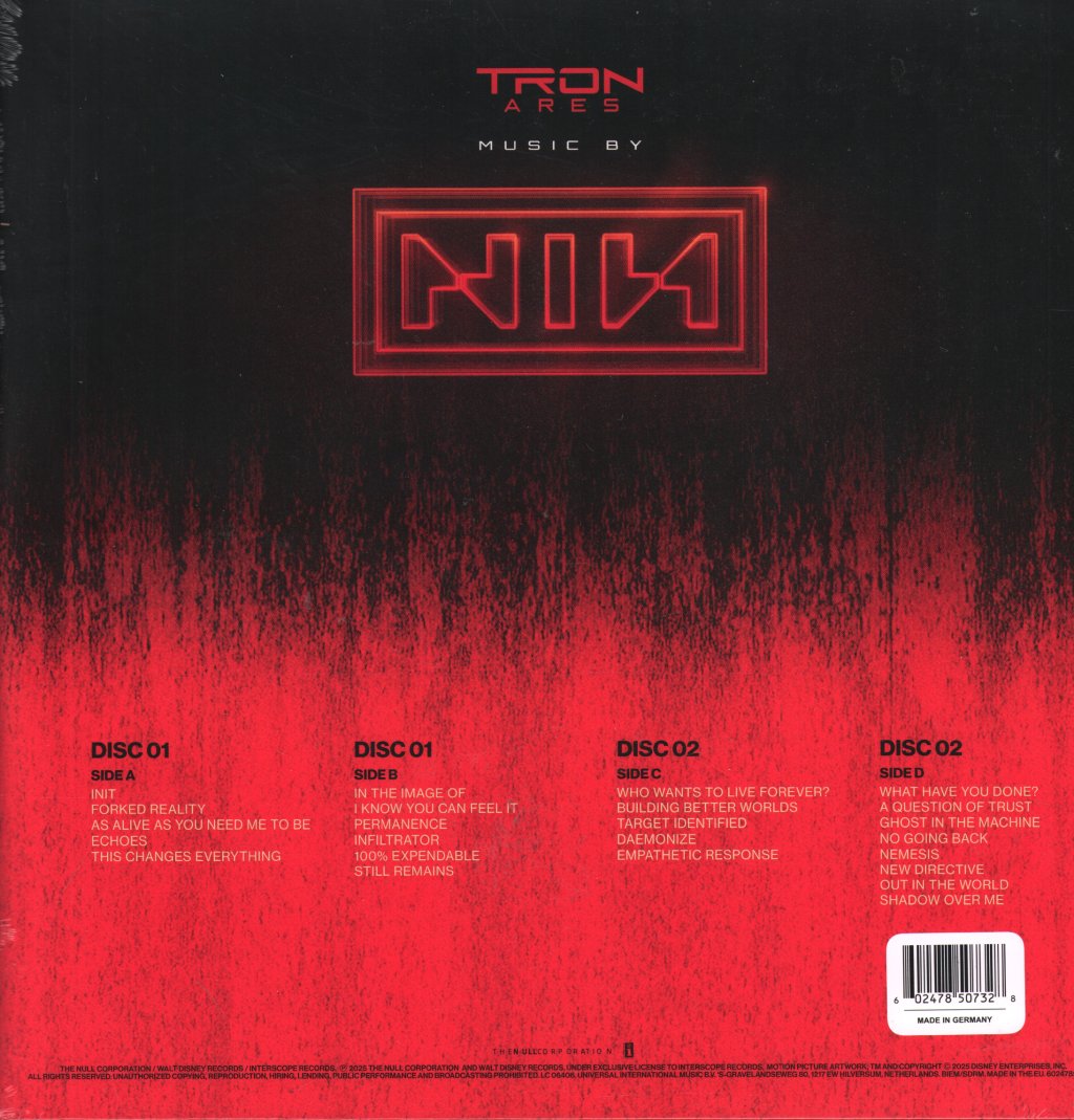 Nine Inch Nails - Tron: Ares - Double Lp