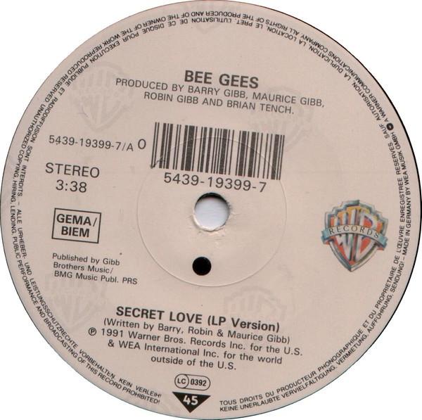 Bee Gees - Secret Love - 7 Inch