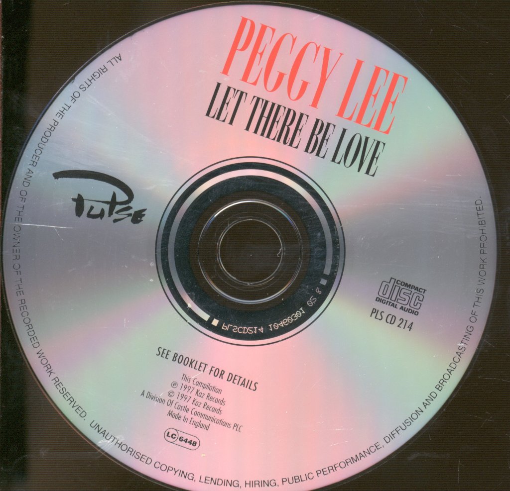 Peggy Lee - Let There Be Love - Cd