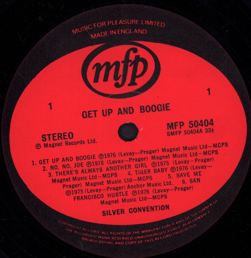 Silver Convention - Get Up And Boogie - Lp