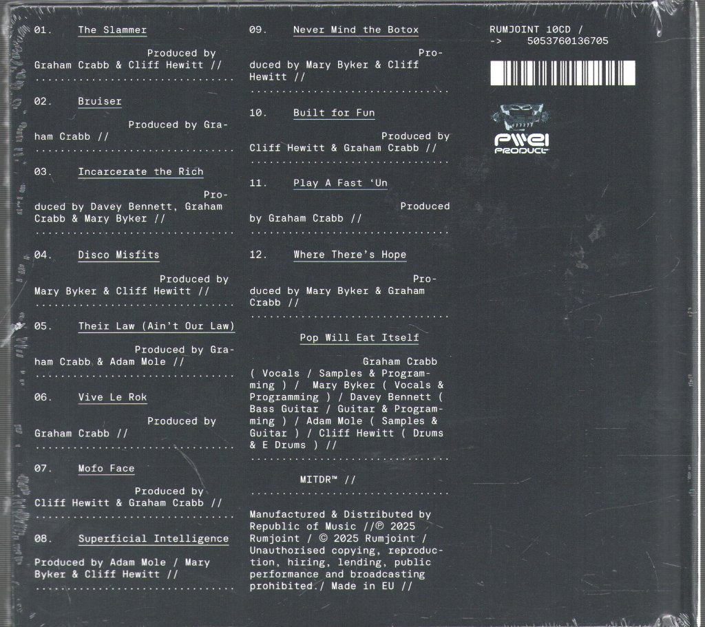 Pop Will Eat Itself - Delete Everything - Cd