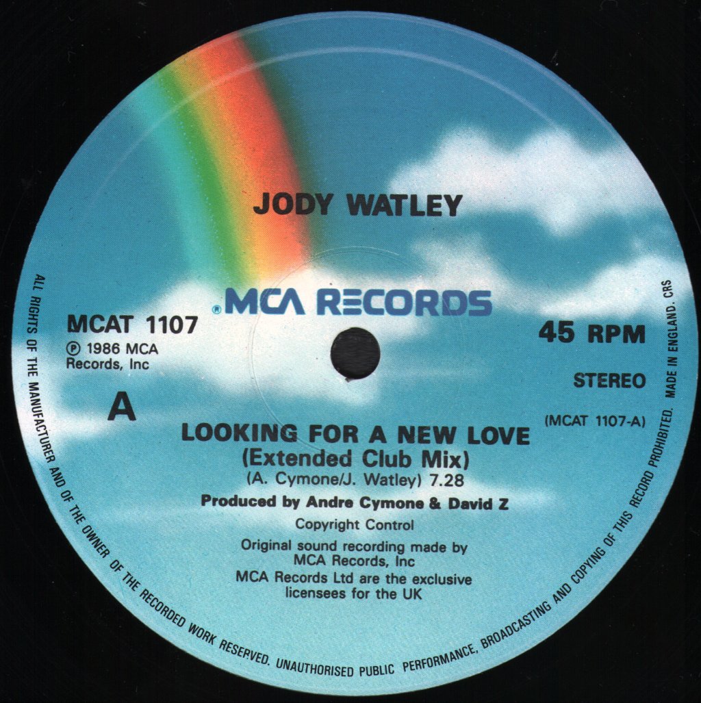 Jody Watley - Looking For A New Love - 12 Inch