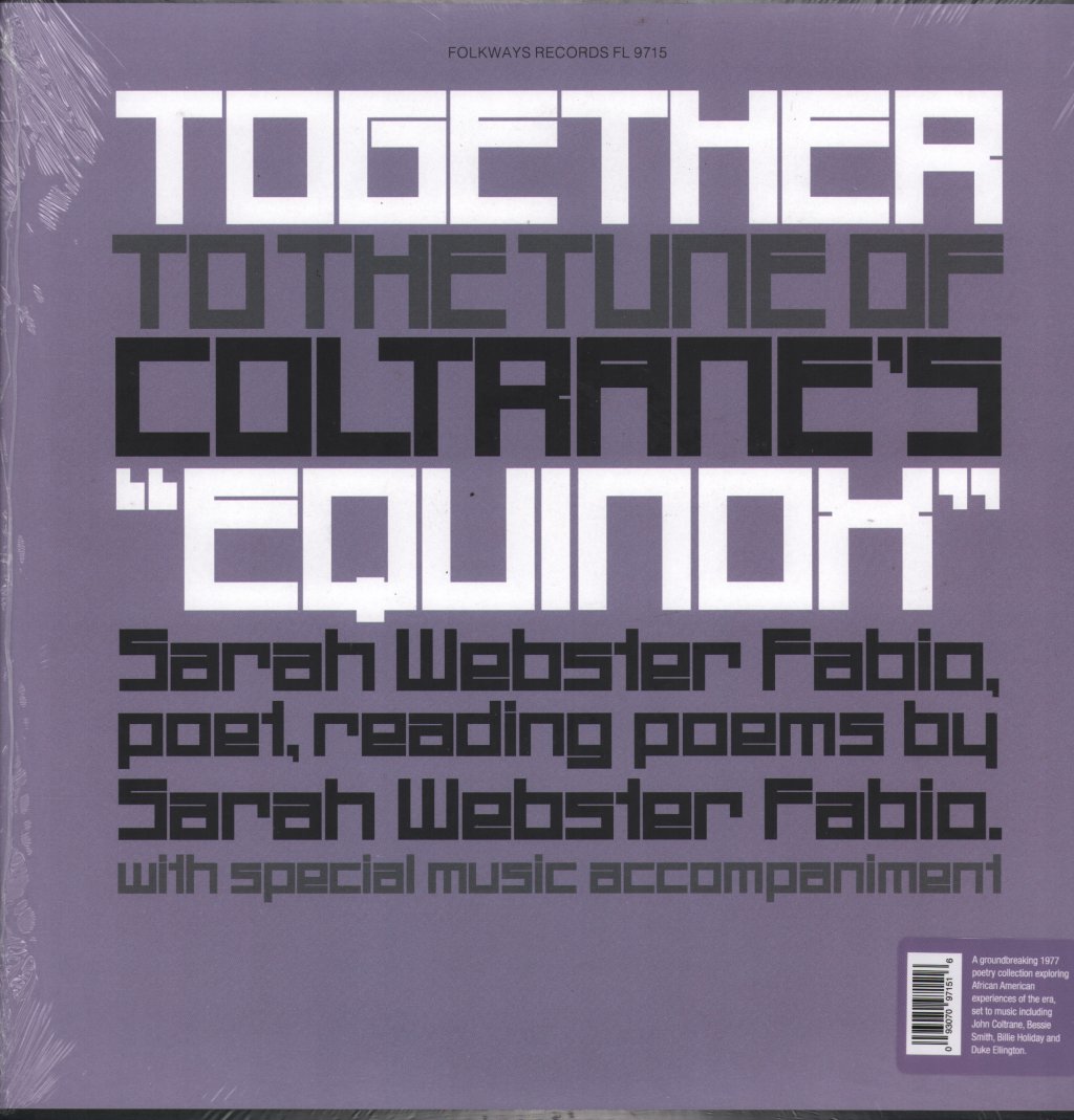 Sarah Webster Fabio - Together To the Tune of Coltrane's "Equinox" - Lp