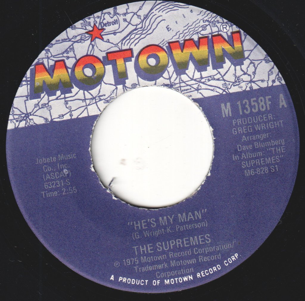 Supremes - He's My Man - 7 Inch